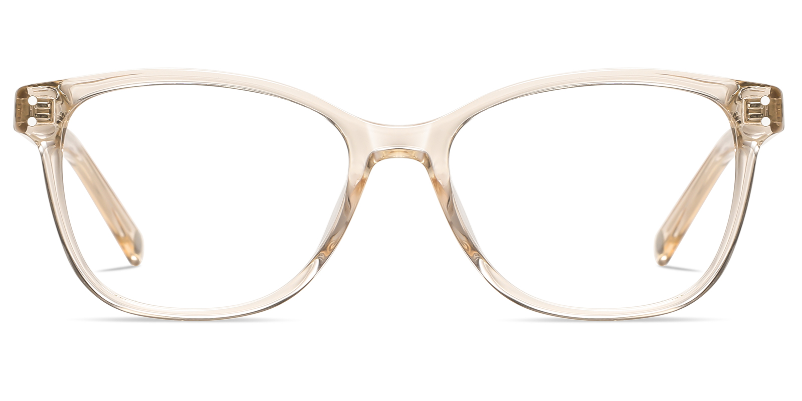 Miya Prescription Glasses Square Champagne Eyeglasses 9856cg