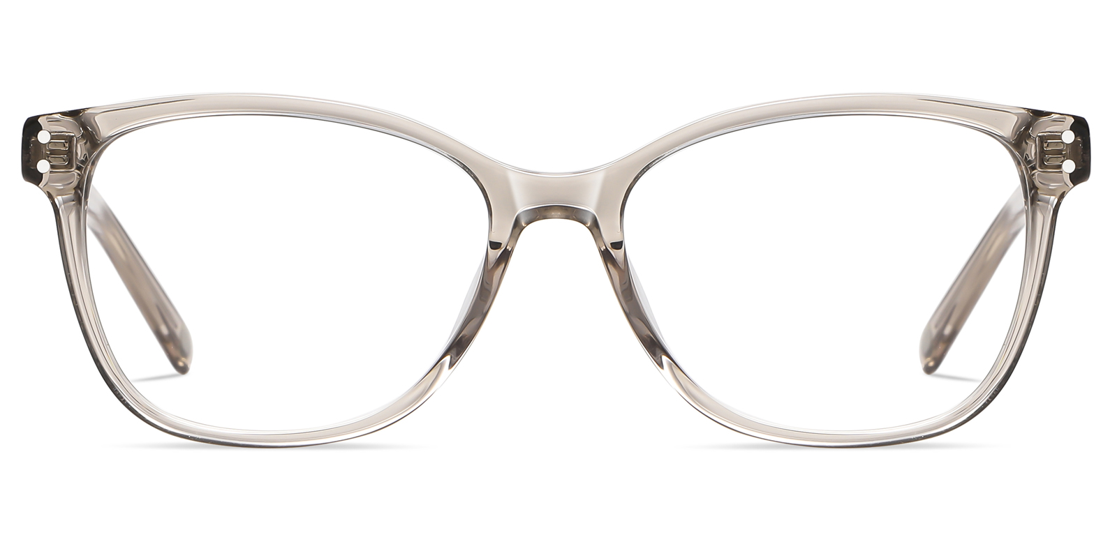 Caili Prescription Glasses Square Gray Eyeglasses 8871GR
